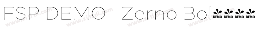 FSP DEMO   Zerno Bol字体转换